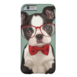 Capa Barely There Para iPhone 6 Hipster Boston Terrier