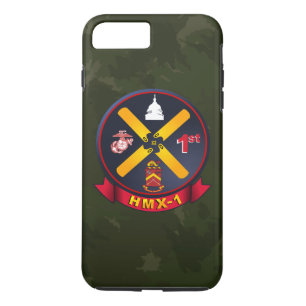 Capa iPhone 8 Plus/7 Plus HMX-1 "fuzileiro naval um" Camo verde escuro