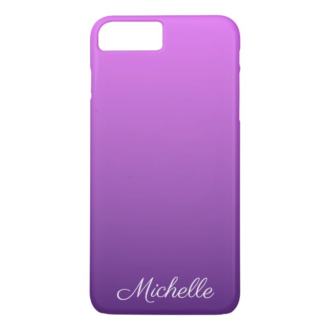Capa Para iPhone, Case-Mate Homem roxo personalizado (Verso)