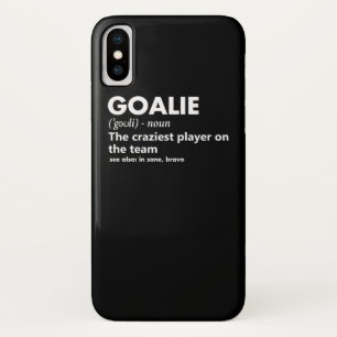 Capa Para iPhone Da Case-Mate Hóquei em Futebol de Definição Goalie Goalkeepe