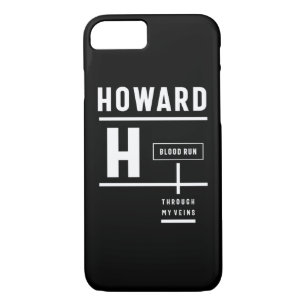 Capa iPhone 8/ 7 Howard Personalizated Name Birthday Gift