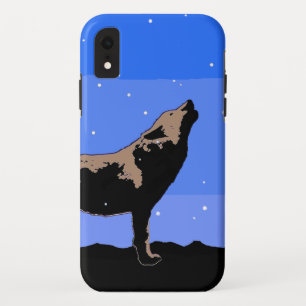 Capa Para iPhone Da Case-Mate Howling Wolf no inverno - Arte original sobre a vi