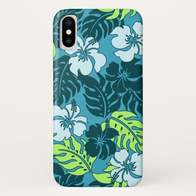 Capa Para iPhone, Case-Mate Huakini Bay Havaiano - Hibiscus Floral (Verso)