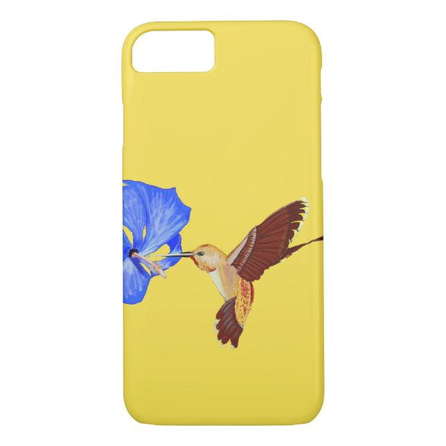 Capa Para iPhone, Case-Mate Hummingbird e Blue Hibiscus (Verso)