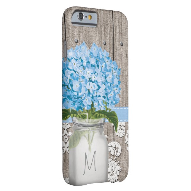 Capa Para iPhone, Case-Mate Hydrangea Monograma - Jar (Verso/Direita)