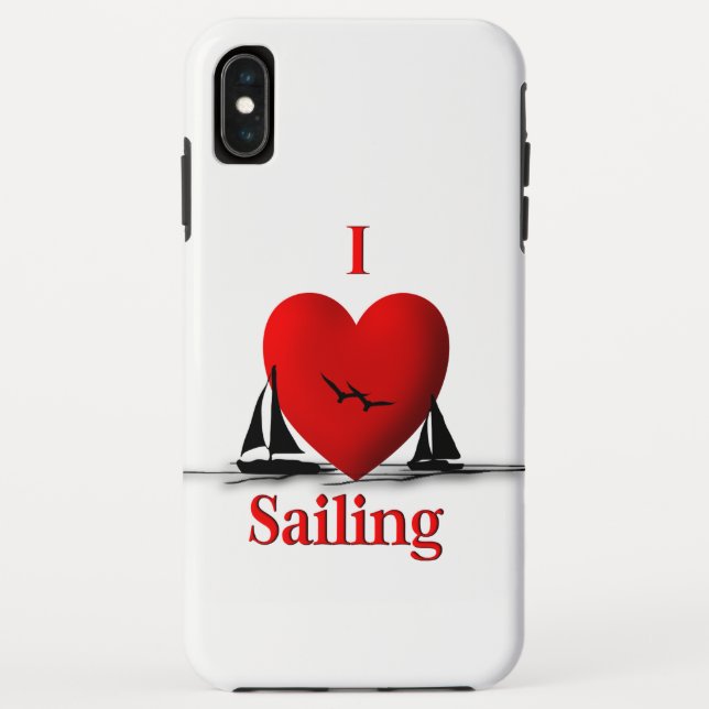 Capa Para iPhone, Case-Mate I Heart Sailing (Verso)