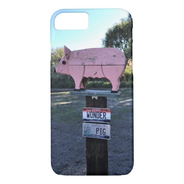 Capa Para iPhone, Case-Mate Idaho Wonder Pig, Engraçado (Verso)
