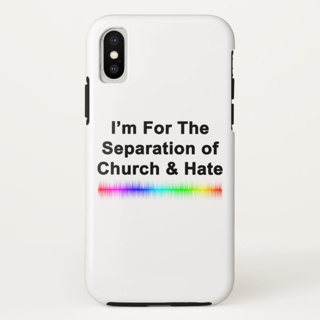 Capa Para iPhone, Case-Mate Igreja e Ódio (Verso)