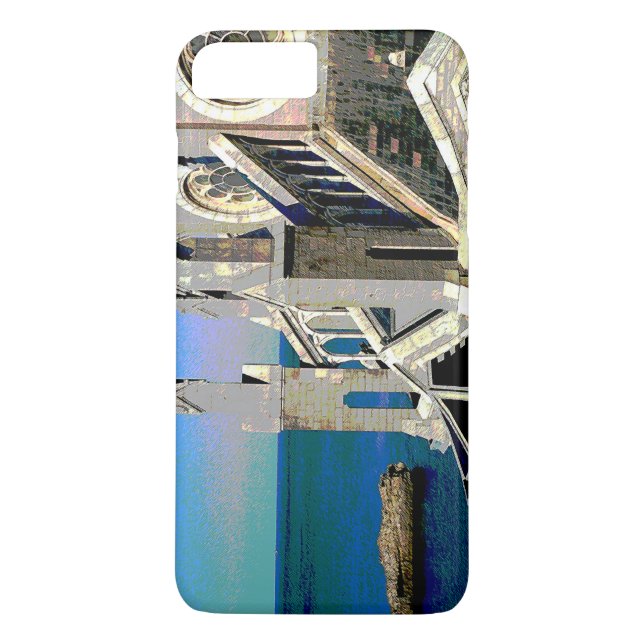 Capa Para iPhone, Case-Mate Igreja Superolhando o Oceano (Verso)