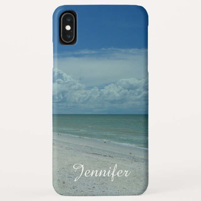 Capa Para iPhone, Case-Mate Ilha Tropical Bela Praia Aqua (Verso)