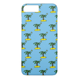 Capa iPhone 8 Plus/7 Plus Ilhas com Palm Trees Design