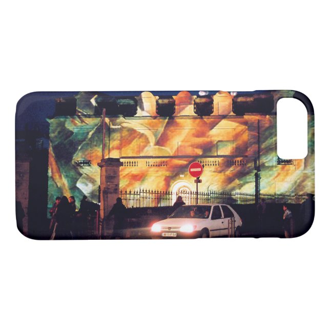 Capa Para iPhone, Case-Mate Iluminação de Biarritz Holiday (Verso (Horizontal))