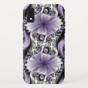 Capa Para iPhone Da Case-Mate Ilusão Lilás Arte Floral Abstrata Fantasia Fractal