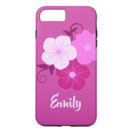 Capa iPhone 8 Plus/7 Plus Ilustração Bonito Floral