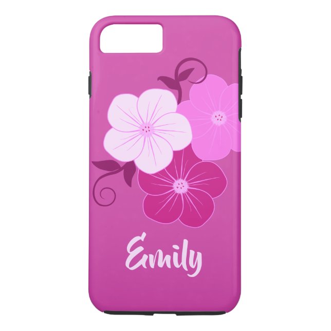 Capa Para iPhone, Case-Mate Ilustração Bonito Floral (Verso)