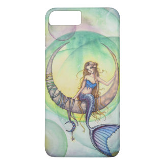 Capa Para iPhone Da Case-Mate Ilustração de Arte de Sereia em Aquarela Lua Cobal
