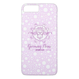 Capa iPhone 8 Plus/7 Plus Ilustração de Cachorro de Cartoon para o Alinhamen