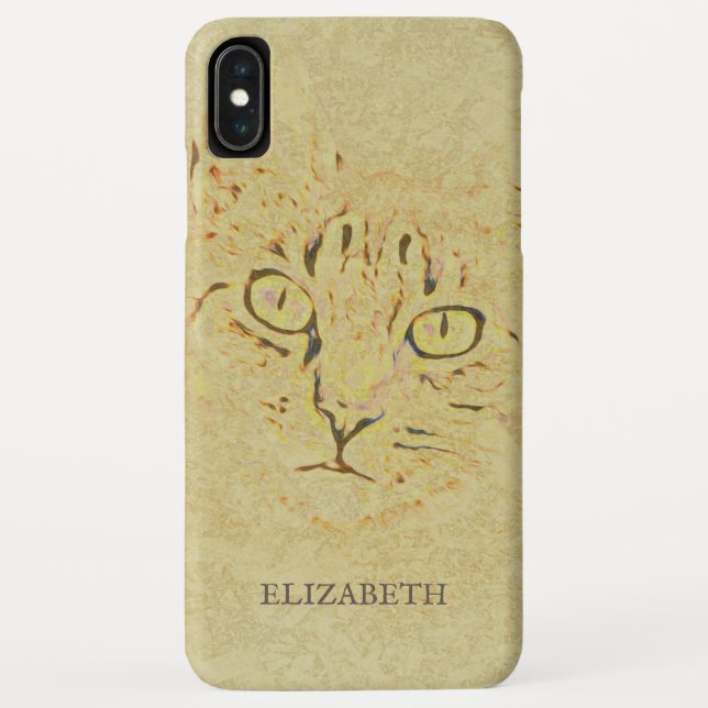 Capa Para iPhone, Case-Mate Ilustração de Gato (Verso)