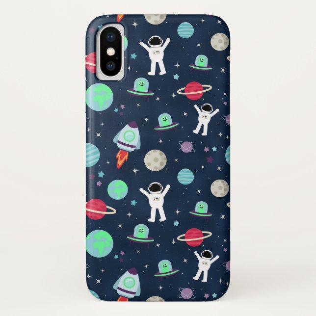 Capa Para iPhone, Case-Mate Ilustração de padrão de espaço (Verso)