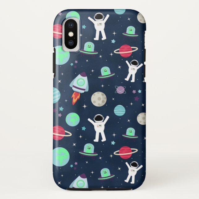 Capa Para iPhone, Case-Mate ilustração de padrão espacial (Verso)