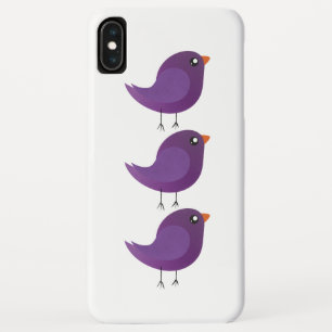 Capa Para iPhone Da Case-Mate Ilustração de Passarinho Roxo Fofo