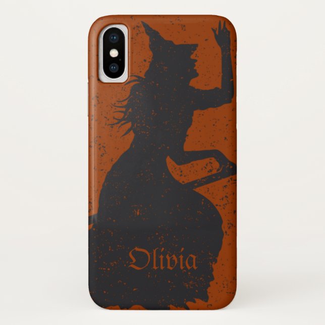 Capa Para iPhone, Case-Mate Ilustração de Testemunha Magia Grunge Personalizad (Verso)