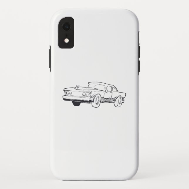 Capa Para iPhone, Case-Mate ilustração do veículo (Verso)