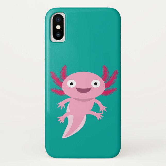 Capa Para iPhone, Case-Mate Ilustração Engraçada Axolotl (Verso)