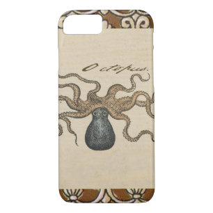 Capa Para iPhone Da Case-Mate Ilustração Octopus Kraken Vintage
