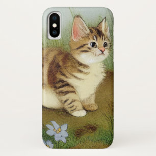 Capa Para iPhone Da Case-Mate Ilustração Vintage Kitten com Flores