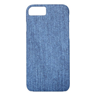 Capa Para iPhone Da Case-Mate Imagem de aparência de textura branca azul de deni