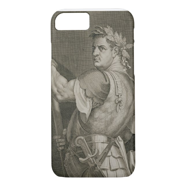 Capa Para iPhone, Case-Mate Imperador de D. Titus Vespasian do engrav do (Verso)