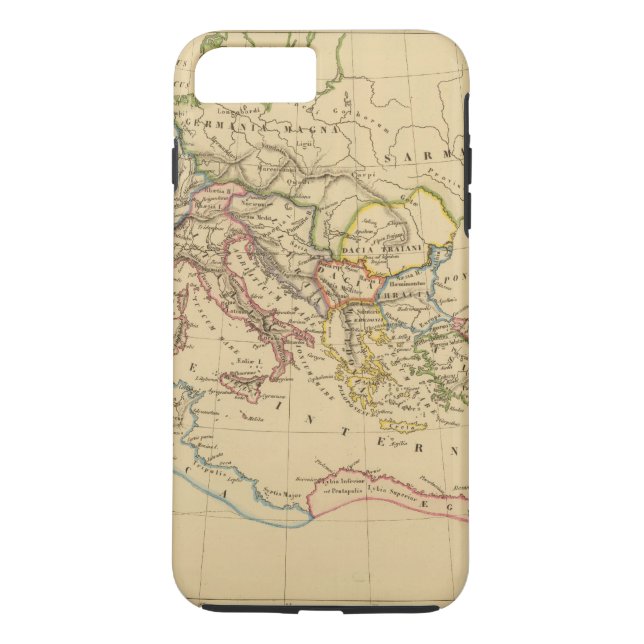 Capa Para iPhone, Case-Mate Império romano sob Constantim e Trajan (Verso)