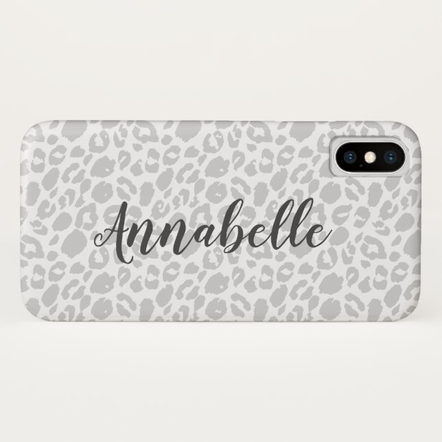 Capa Para iPhone, Case-Mate Impressão animal moderno do leopardo personalizado (Verso (Horizontal))