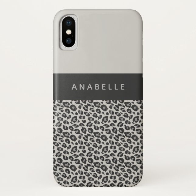 Capa Para iPhone, Case-Mate Impressão animal preto e branco moderno do (Verso)