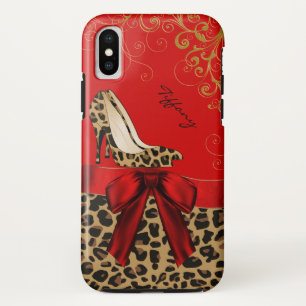 Capa Para iPhone Da Case-Mate Impressão Chic Red & Lepard