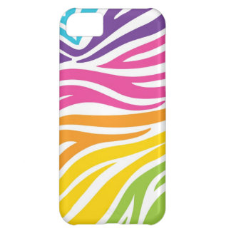 Capa Para iPhone 5C Impressão da zebra do arco-íris