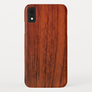 Capa Para iPhone XR Impressão de madeira de mogno