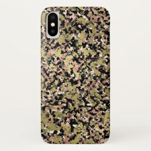 Capa Para iPhone Da Case-Mate Impressão de padrão camuflado em rosa dourado verd