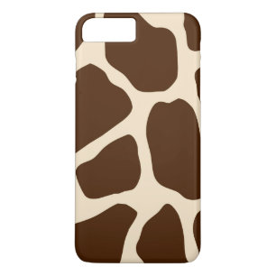 Capa iPhone 8 Plus/7 Plus Impressão do girafa de Brown