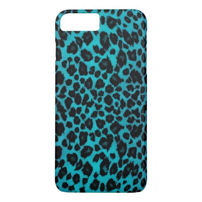 Capa Para iPhone, Case-Mate Impressão do leopardo de turquesa (Verso)