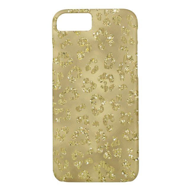 Capa Para iPhone, Case-Mate Impressão Dourado do leopardo (Verso)