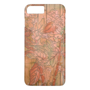 Capa Para iPhone Da Case-Mate Impressão Floral Laranja Moderno em Fundo Retirado