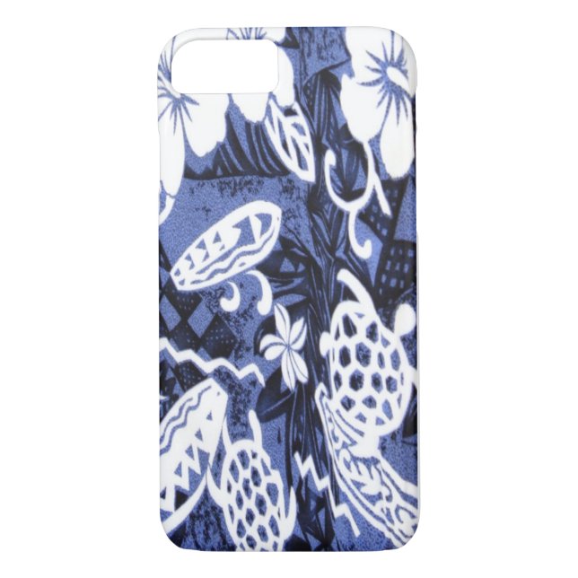 Capa Para iPhone, Case-Mate Impressão Honu Havaiano Azul (Verso)