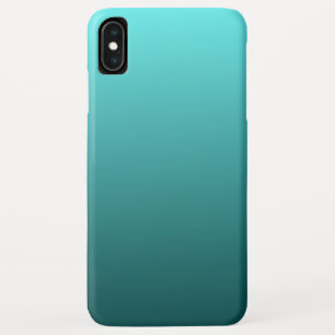 Capa Para iPhone XS Max Inclinação da cerceta do Aqua