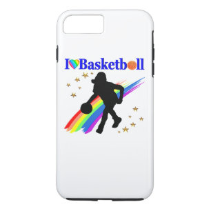 CAPA iPhone 8 PLUS/7 PLUS INCRÍVEL EU AMO O DESIGN BASKETBALL
