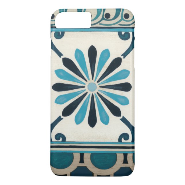 Capa Para iPhone, Case-Mate Indigo Frieze II não embelezado (Verso)