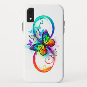Capa Para iPhone Da Case-Mate Infinidade brilhante com borboleta arco-íris