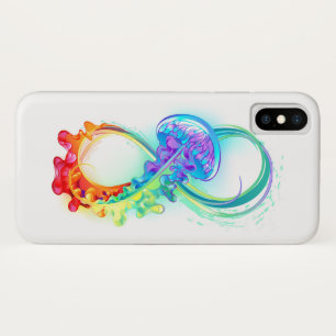 Capa Para iPhone Da Case-Mate Infinidade com água-vivas do Arco-Íris