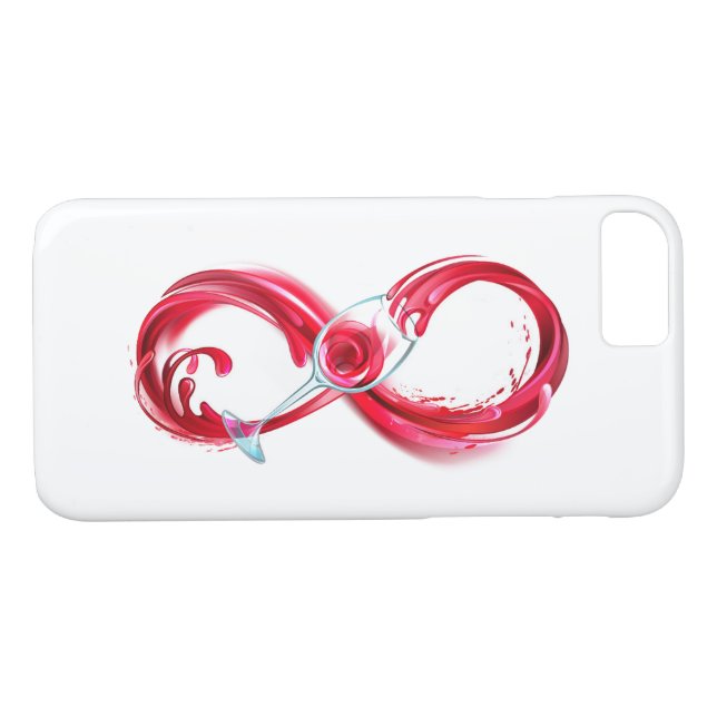 Capa Para iPhone, Case-Mate Infinidade com vinho tinto (Verso (Horizontal))